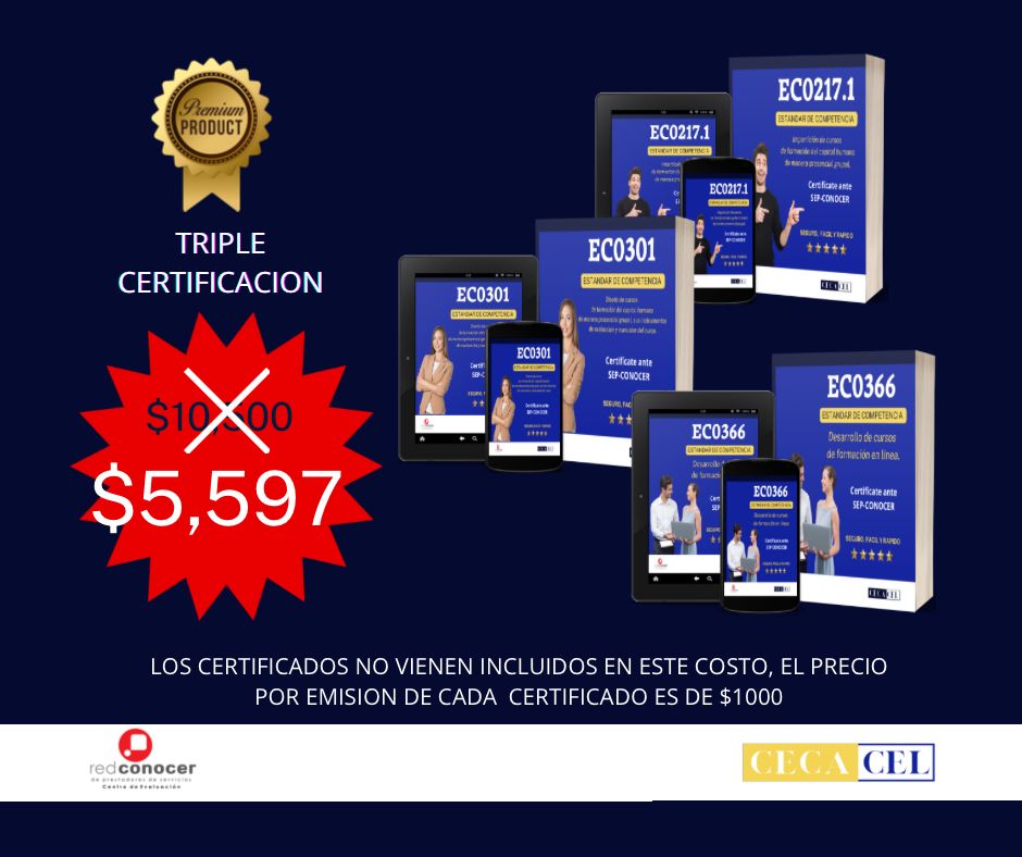 triple certificacion